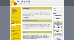 Desktop Screenshot of feiern.net
